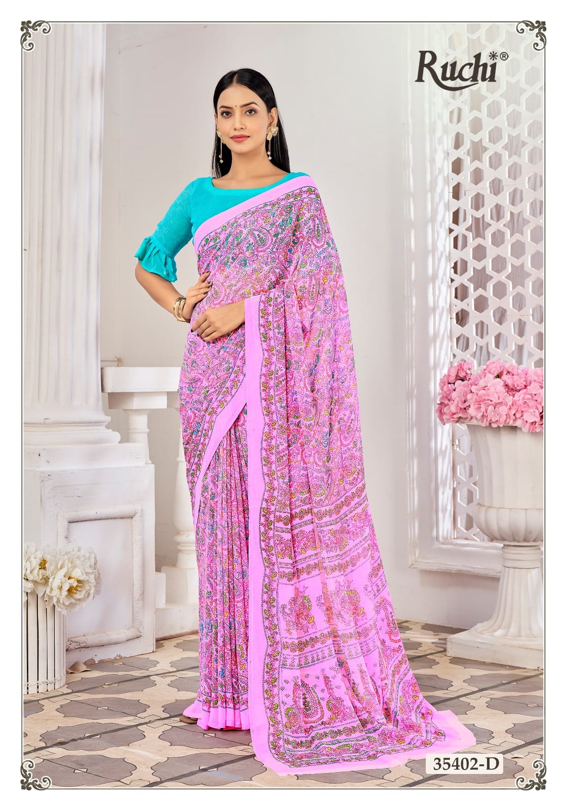 Ragaa Georgette Vol 10 By Ruchi Daily Wear Sarees Wholesale Market In Surat

